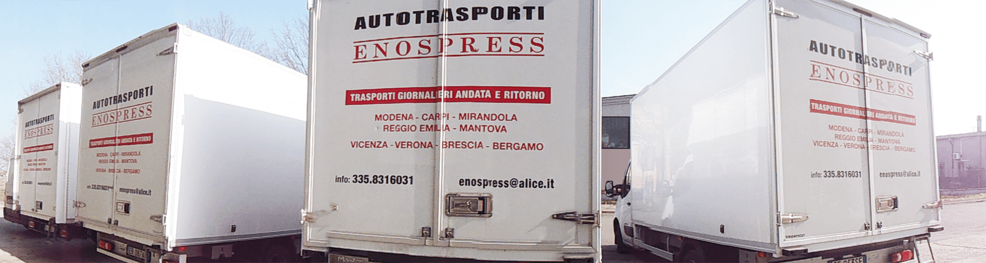 La flotta di Enospress s.r.l. - Corriere Espresso